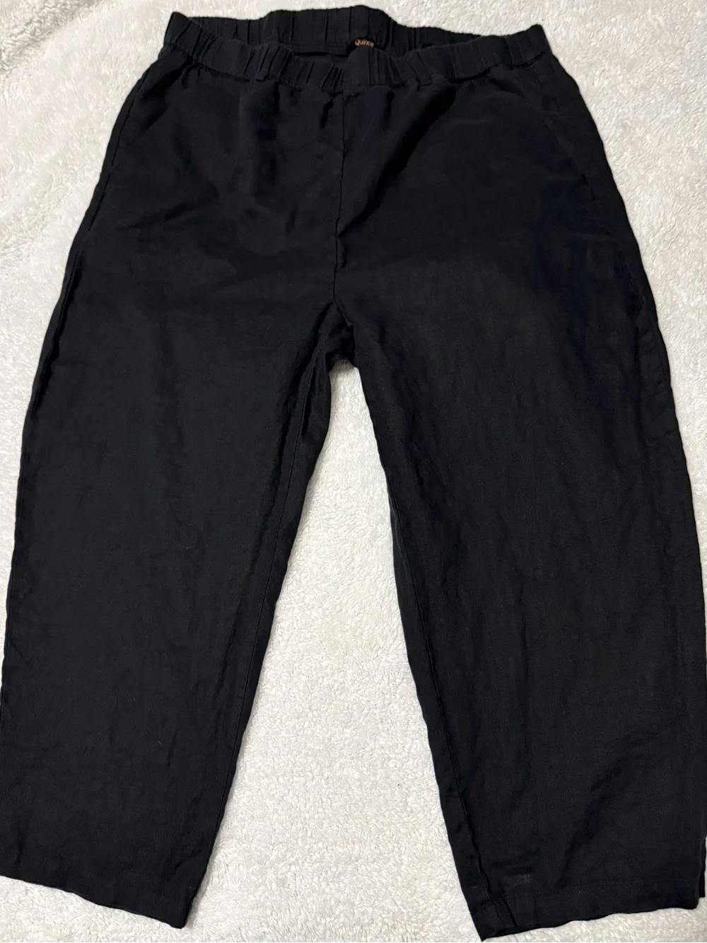 Quince Black Linen Pants